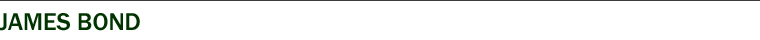 James Bond